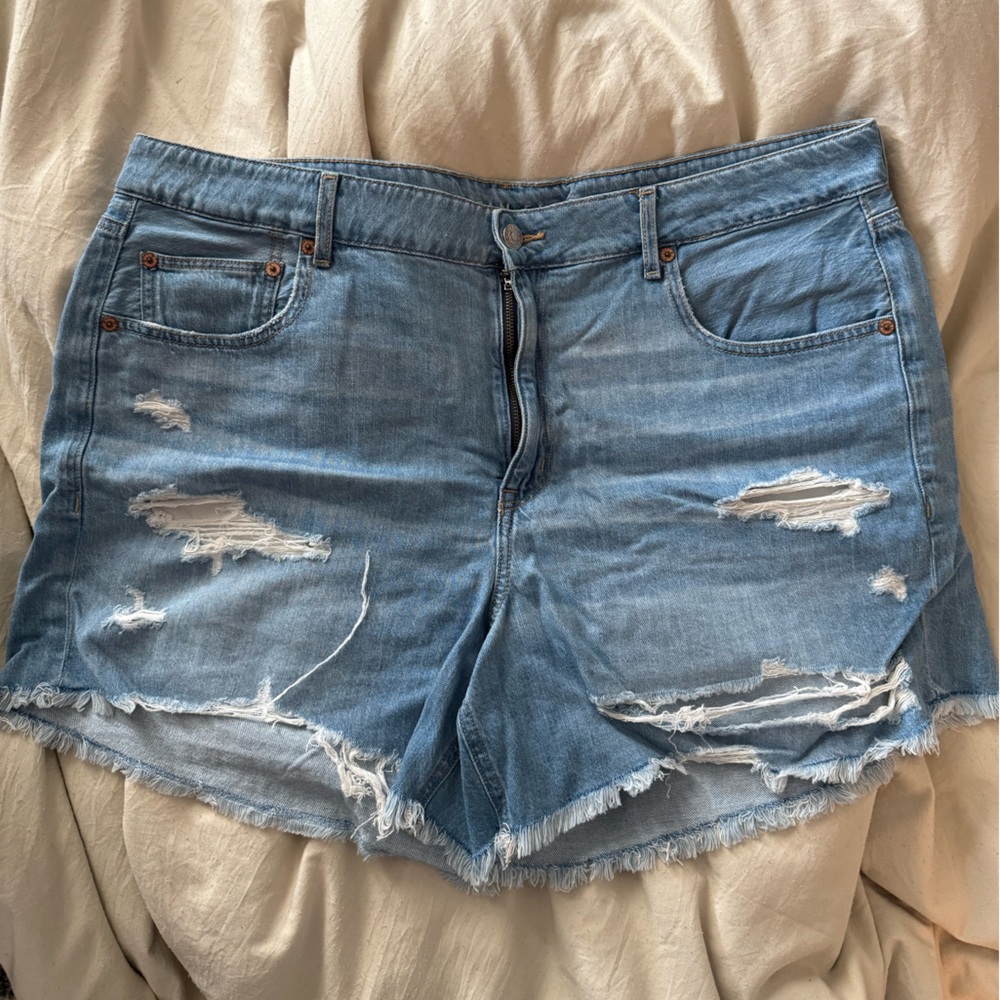 American Eagle Outfitters Light Blue Denim Shorts